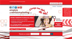 Desktop Screenshot of emploisenventesmarketing.com